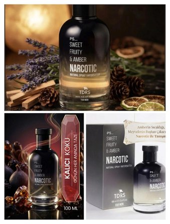 Sweet Fruity & Amber Narcotic Erkek Parfümü - 100 ML