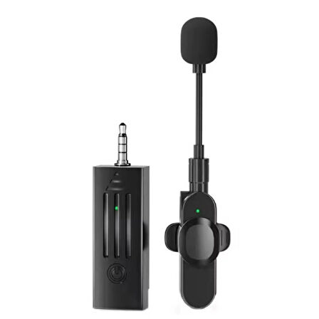 Ozmik K35D Bluetooth Mini Taşınabilir Kablosuz Mikrofon Yaka Mikrofon Hoparlör Wireless Microphone