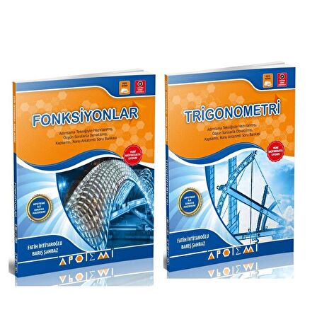 Apotemi Fonksiyon ve Trigonometri Soru Bankası Seti 2 Kitap