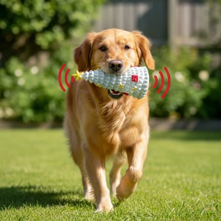 Özel Seri Köpek Eğlencesi Sevimli Eşya Dost Hediyesi Sesli Çam Ağacı Tasarımlı Oyuncak