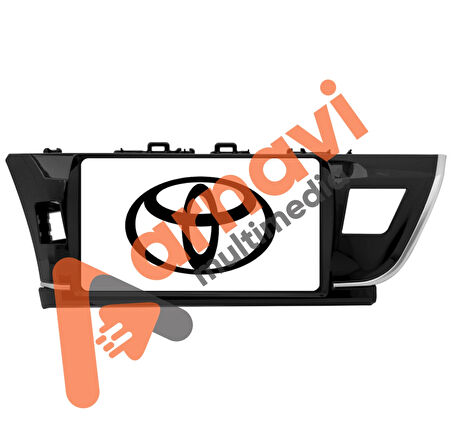 Arnavi Toyota Corolla 2013-2016 6+64 A133 İşlemcili 4 Çekirdek Android Multimedia 10.1"