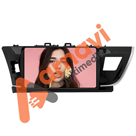 Arnavi Toyota Corolla 2013-2016 6+64 A133 İşlemcili 4 Çekirdek Android Multimedia 10.1"