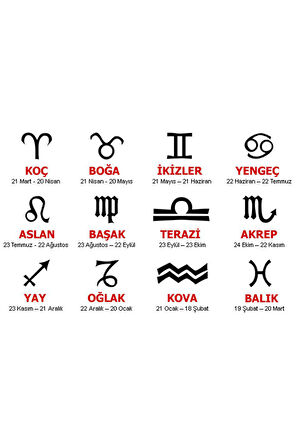 925 Ayar Altın Kaplamalı Gümüş Burç Plaka Kolye (GK00141)