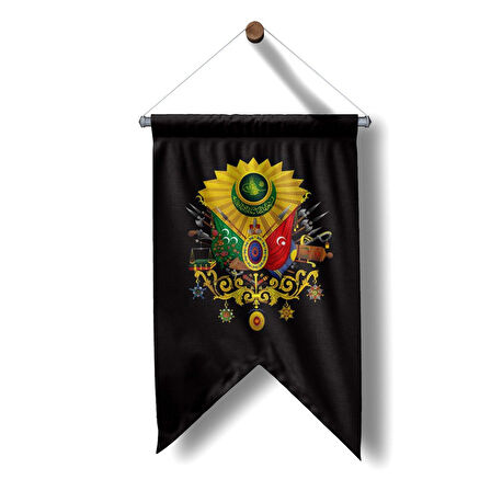 Osmanlı Armalı Flama 50x70 cm