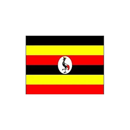 Uganda Bayrağı 100x150 cm