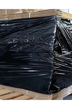 PALET STREÇ FİLM SİYAH RENK 50 CM 300 METRE 23 MİCRON 3 KG ENDÜSTRİYEL