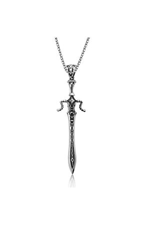 925 Ayar Kılıç Erkek Gümüş Kolye (GKE0004)