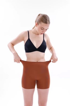 Kahverengi Mı 2703 Lazer Kesim İz Yapmaz Hayalet Boxer MERY WOMAN