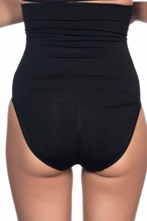 Siyah Yüksek Bel Double Slip Korse