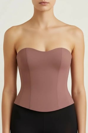 Kadın Gül Kurusu Premium Terletici Büstiyer Korse MERY WOMAN