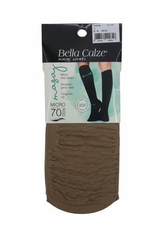 Bella Calze Diz Altı  Den Masaj Çorabı  Adet