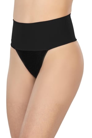 Siyah Mı  Seamless Çift Renk String Korse