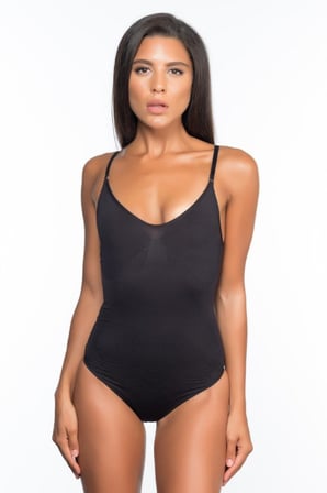 Siyah Desenli Body Korse