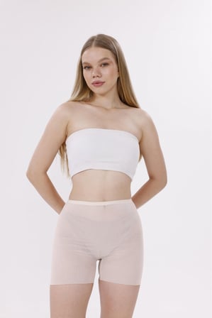 Kadın Korse - Lazer Kesim Tül Boxer MERY WOMAN