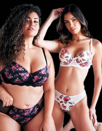 Gardenia Big Size Plunge Bra, Siyah Konforlu Ve Şık Sütyen