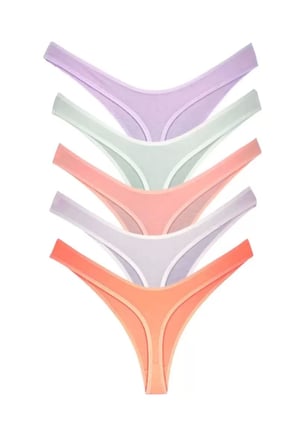 Adet Pamuklu Kadın Klasik Tanga Soft Renkler
