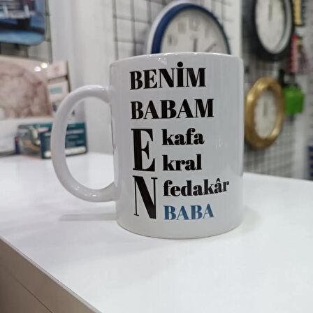 İyiki Varsın Babam Baskılı Kupa