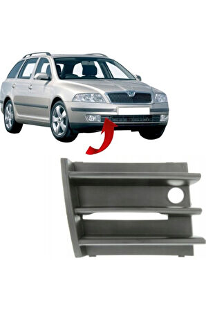 Skoda Octavia Sağ Tampon Kapağı 2004-2008 1Z0853666