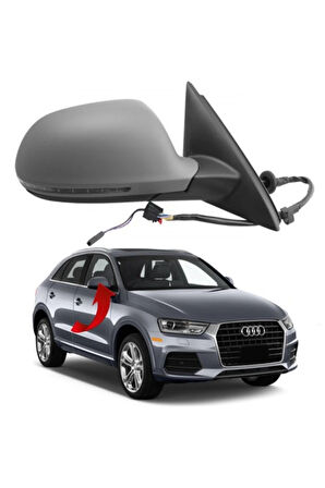 Audi Q3 Sağ Ayna Komple 2012-2015 8U1857410G
