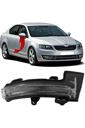 Skoda Octavia Sağ Ayna Sinyali 2013-2019 5E0949102