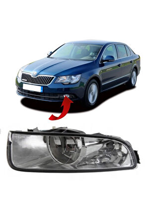 Skoda Süperb Sol Sis Farı Beyaz 2012-2015 3T0941701