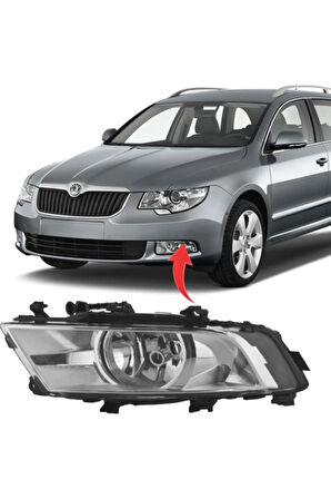 Süperb Sol Sis Farı Beyaz Tek Duylu 2012-2014 3T0941701C