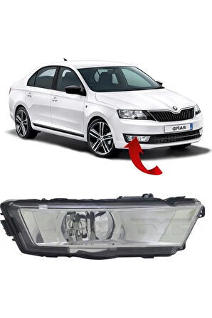 Skoda Rapid Sağ Sis Farı Beyaz 2013 Sonrası 5JA941702