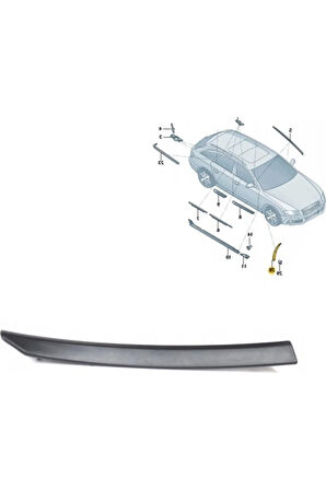 Audi A4 2009-2018 Camurluk Uc Cıtası Sağ 8K0853824C