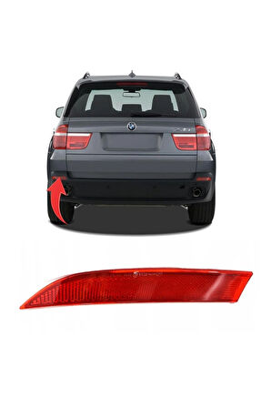 Bmw X5 E70 Arka Tampon Reflektörü Sol 2010-2013 63147240997