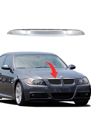 Bmw 3 Serisi E90 Panjur Üst Nikelajı Sağ 2005-2008 51137117242