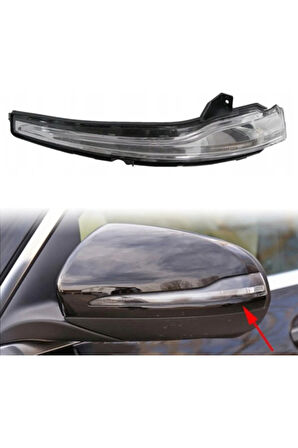 Dıs Dıkız Ayna Sınyalı Sol (Siyah) W205 14 W213 16 C253 16 W447 14 W463 14