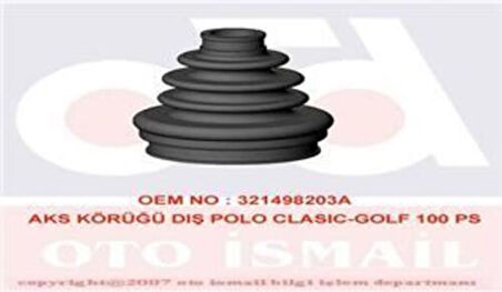 Gkn 300402 Aks Körüğü Diş Polo Clasıc-Golf 100 Ps 191407203