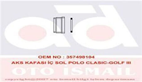 Gkn 302262 Aks Kafası İç Sağ Polo Clasıc-Golf III-4 191498104