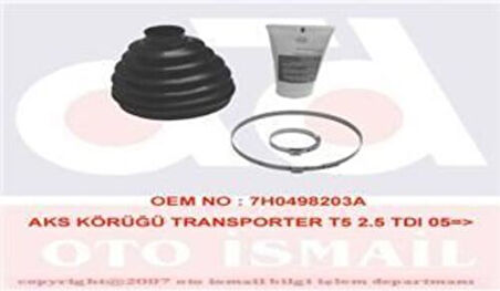 Gkn 303996 Aks Körüğü Diş Volkswagen Transporter T5 2.5 TDI 04 Axd 7H0498203