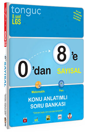 0'dan 8'e Sayısal Konu Anlatımlı Soru Bankası