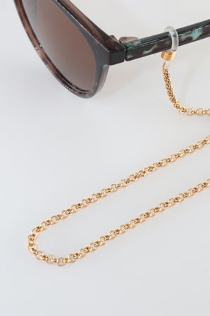 Ruhunun ifadesi çelik gold renk unisex gözlük zinciri Modern şık tasarım gözlük ipi askısı aksesuar