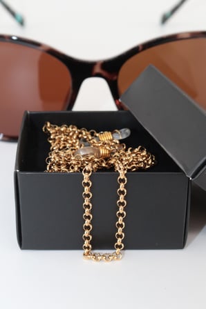 Ruhunun ifadesi çelik gold renk unisex gözlük zinciri Modern şık tasarım gözlük ipi askısı aksesuar