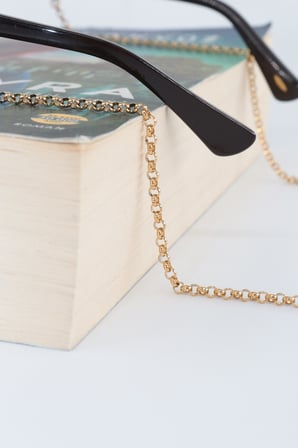 Ruhunun ifadesi çelik gold renk unisex gözlük zinciri Modern şık tasarım gözlük ipi askısı aksesuar