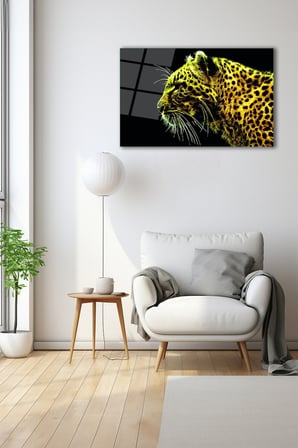 Dekoratif Duvar Tablosu Temperli Cam Tablo 36x23 cm