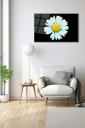 Dekoratif Duvar Tablosu Temperli Cam Tablo 36x23 cm
