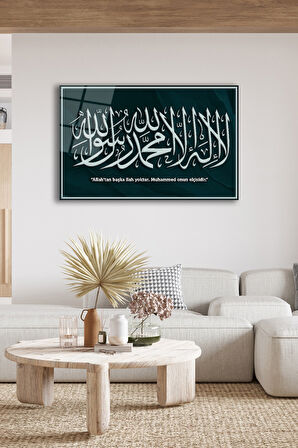Dekoratif Duvar Tablosu Temperli Cam Tablo 36x23 cm