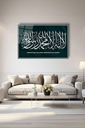 Dekoratif Duvar Tablosu Temperli Cam Tablo 36x23 cm