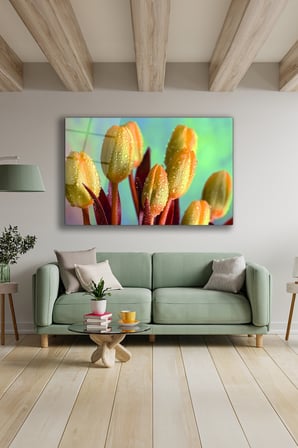 Dekoratif Duvar Tablosu Temperli Cam Tablo 36x23 cm