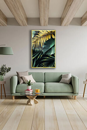 Dekoratif Duvar Tablosu Temperli Cam Tablo 36x23 cm