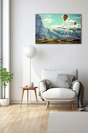 Dekoratif Duvar Tablosu Temperli Cam Tablo 36x23 cm