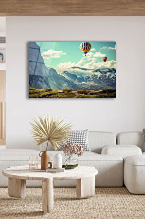 Dekoratif Duvar Tablosu Temperli Cam Tablo 36x23 cm