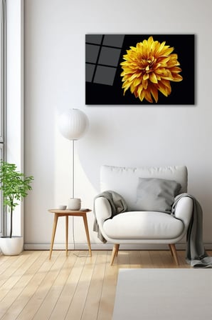 Dekoratif Duvar Tablosu Temperli Cam Tablo 36x23 cm