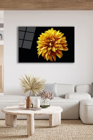 Dekoratif Duvar Tablosu Temperli Cam Tablo 36x23 cm