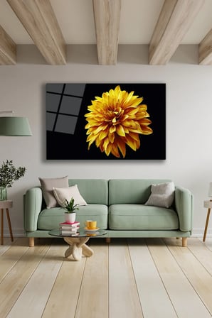 Dekoratif Duvar Tablosu Temperli Cam Tablo 36x23 cm