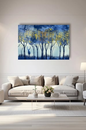 Dekoratif Duvar Tablosu Temperli Cam Tablo 36x23 cm